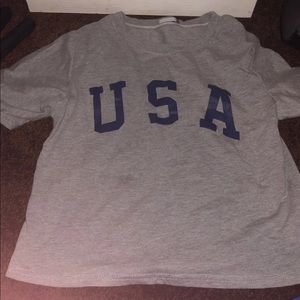 Grey USA t shirt